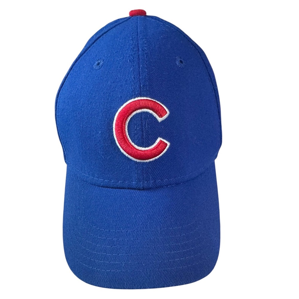 New Era Youth Chicago Cubs Hat Child Blue Polyester Solid Stretch Fit MLB 2016